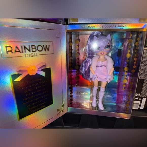 Rainbow Doll - Purple Outfit - Picture 1 of 1